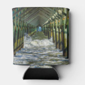 Onder Folly Beach pier Blikjeskoeler (Achterkant)