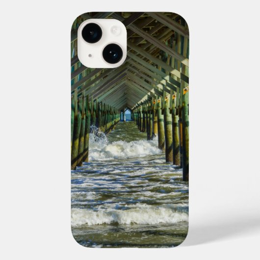 Onder Folly Beach pier Case-Mate iPhone Case (Achterkant)