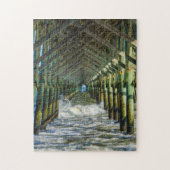 Onder Folly Beach pier Legpuzzel (Verticaal)