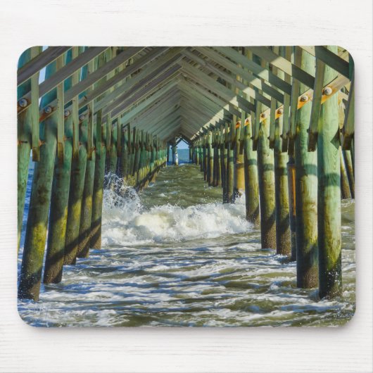 Onder Folly Beach pier Muismat (Voorkant)