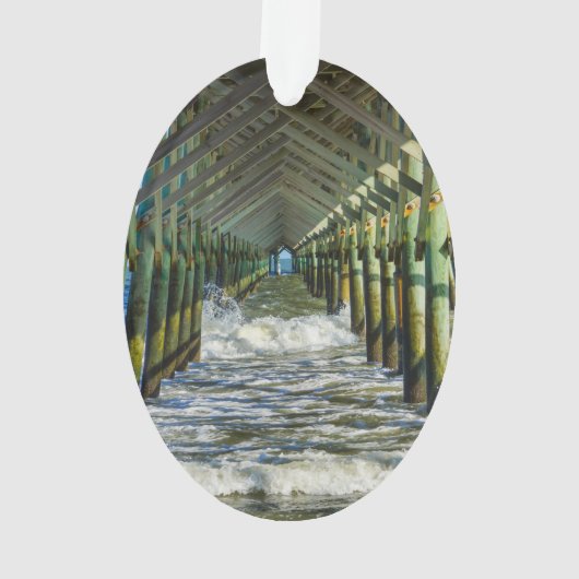 Onder Folly Beach pier Ornament (achterkant)