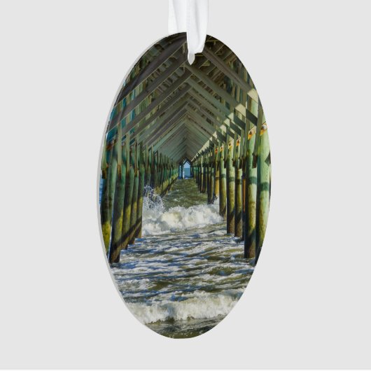 Onder Folly Beach pier Ornament (voorkant)
