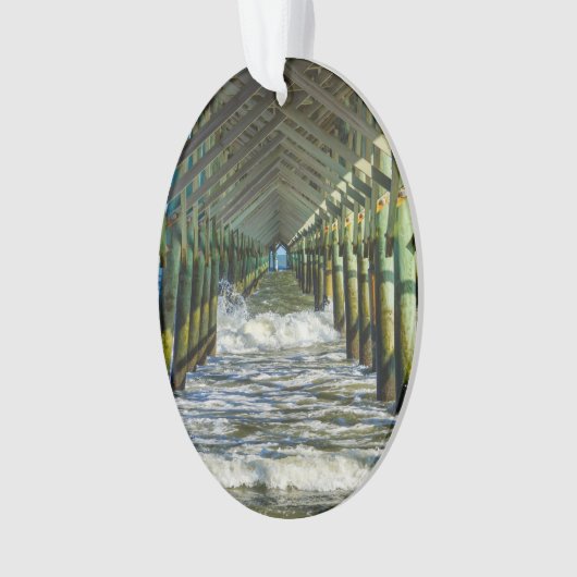 Onder Folly Beach pier Ornament (voorkant)