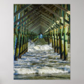 Onder Folly Beach pier Poster (Voorkant)