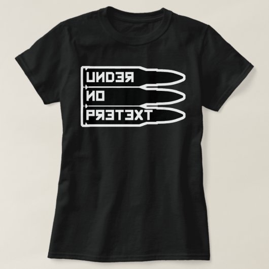 Onder geen voorwendsel Karl Marx 2de wijzigingsont T-shirt (Design voorkant)