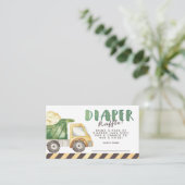 Onder geleide van een luier in de bouw informatiekaartje (Staand voorkant)