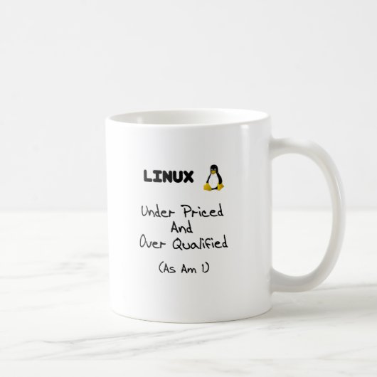 Onder geprijsde Linux-Mok Koffiemok (Rechts)
