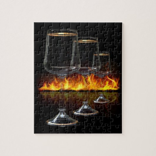 Onder glas Hoesje kunst Legpuzzel (Verticaal)