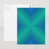 Onder glas Twee Briefkaart (Voorkant / Achterkant)