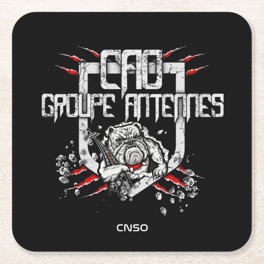 ONDER GLAS VAN ANTENNES KARTONNEN ONDERZETTERS (Voorkant)