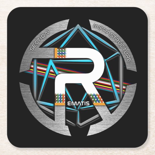 ONDER GLAS VAN REMATIS KARTONNEN ONDERZETTERS (Voorkant)