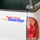 Onder God Sovereign bumper sticker (Op Truck)