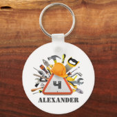 Onder Handyman Tools and Gadgets Sleutelhanger (Voorkant)