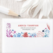 Onder het Adres van de Terugkeer van het Zee Kinde Etiket (Insitu)