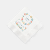 Onder het baby shower van de Waterverf van de Zee Servet (Hoek)