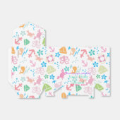 Onder het Baby shower van de Zee Bedankdoosjes (Uitgevouwen)