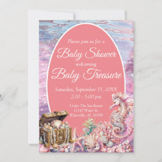 Onder het Baby shower van de Zee Kaart