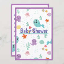 Onder het Baby shower van de Zee