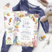 Onder het Baby shower van de Zee Kaart