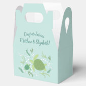 Onder het Baby shower van de Zeeen schildpadden Bedankdoosjes (Geopend)