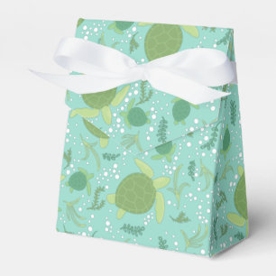 Onder het Baby shower van de Zeeen schildpadden Bedankdoosjes