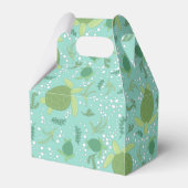 Onder het Baby shower van de Zeeen schildpadden Bedankdoosjes (Achterkant)