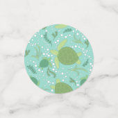 Onder het Baby shower van de Zeeen schildpadden Confetti (Kleine voorkant)