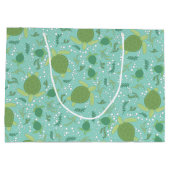 Onder het Baby shower van de Zeeen schildpadden Groot Cadeauzakje (Achterkant)