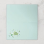 Onder het Baby shower van de Zeeen schildpadden Plaatskaartje (Buitenkant ongevouwen)