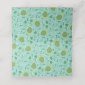 Onder het Baby shower van de Zeeen schildpadden Plaatskaartje (Binnenkant ongevouwen)