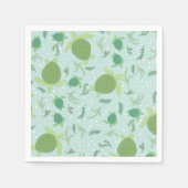 Onder het Baby shower van de Zeeen schildpadden Servet (Voorkant)