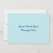 Onder het Baby shower van het Zee bedankt (Achterkant)