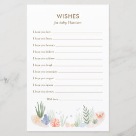 Onder het Baby shower van het Zee wenst voor de Ka