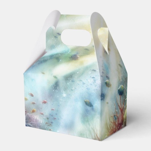 Onder het Baby shower Zee Bedankdoosjes (Achterkant)