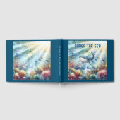 Onder het Baby shower Zee Gastenboek (Volledig)