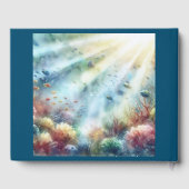 Onder het Baby shower Zee Gastenboek (Achterkant)