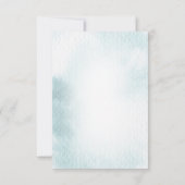 Onder het Baby shower Zee Hartelijk dank Aankondiging (Achterkant)