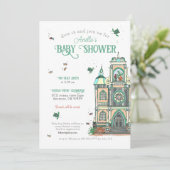 Onder het Baby shower Zee Kaart (Staand voorkant)