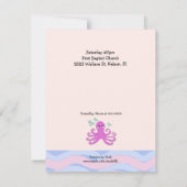 Onder het Baby shower Zee Kaart (Achterkant)