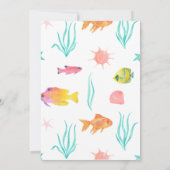 Onder het Baby shower Zee Kaart (Achterkant)