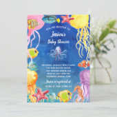 Onder het Baby shower Zee Kaart (Staand voorkant)