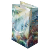 Onder het Baby shower Zee Klein Cadeauzakje (Achterkant Gekanteld)