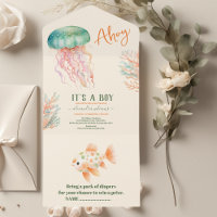 Onder het Baby shower Zee Ocean Animals