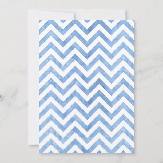 Onder het Baby shower Zee Ocean Couples Kaart (Achterkant)