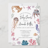 Onder het Baby shower zee Save The Date (Voorkant)