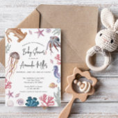 Onder het Baby shower zee Save The Date