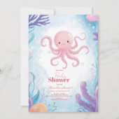 Onder het Baby shower Zee vallen Kaart (Voorkant)