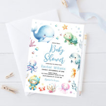 Onder het Baby shower Zee vallen