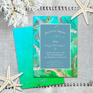 Onder het Baby shower Zee vallen Kaart