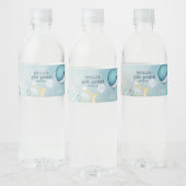 Onder het Baby shower Zee Waterfles Etiket (Flessen)